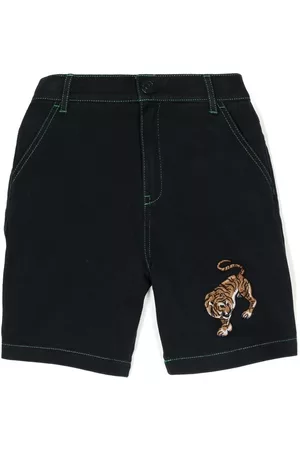 Kenzo Tiger knee-length denim shorts