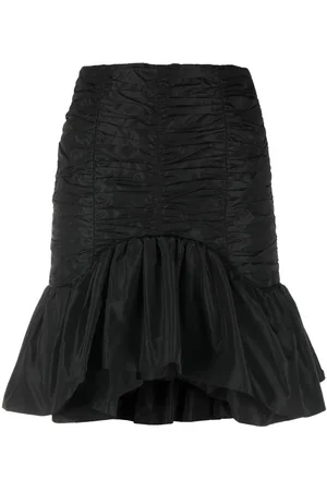 Patou Bloom ruffled miniskirt