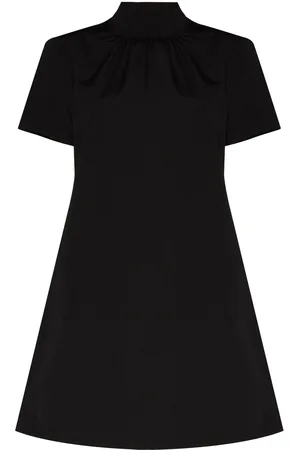 Staud Ilana bow-detail minidress