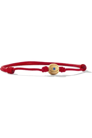 David Yurman 18kt yellow Evil Eye cord bracelet (9mm)