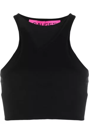 GAUGE81 Fine-knit cropped top