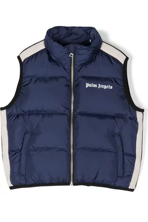 Palm Angels Logo-print padded gilet