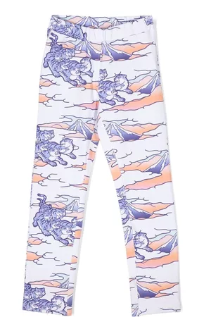 Kenzo All-over graphic-print leggings