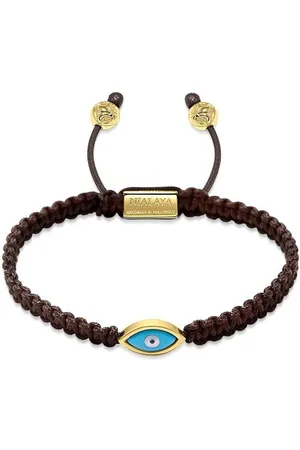 Nialaya Men Bracelets - Evil Eye charm bracelet