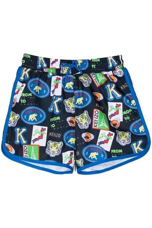 Kenzo All-over graphic-print shorts