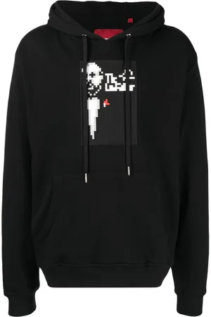 MOSTLY HEARD RARELY SEEN Mobstergraphic-print pullover hoodie