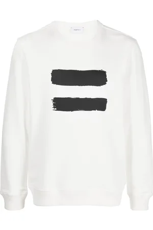 Ports V Slogan-print long-sleeve sweatshirt