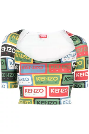 Kenzo Logo-print crop top