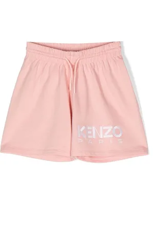 Kenzo Logo-embroidered drawstring shorts