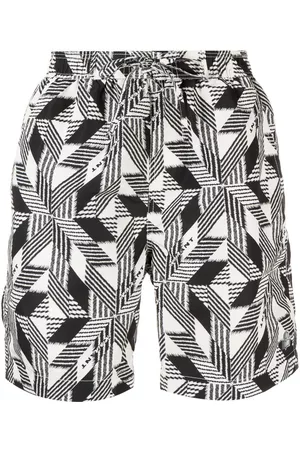 Isabel Marant Geometric print swim shorts