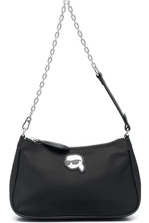 Karl Lagerfeld Ikon appliqué-detail shoulder bag