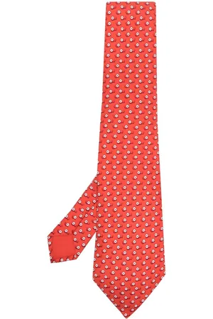 Hermès Men Accessories - 2000s pre-owned snail print silk necktie