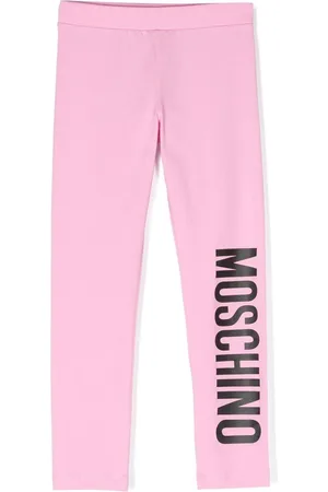 Moschino Logo-print stretch-cotton legging