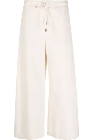 ZEUS+DIONE Four-pocket drawstring-waist culottes