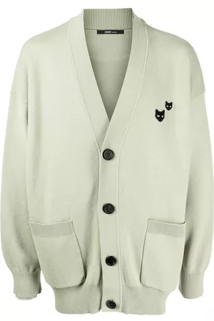 SONGZIO Twin Panther button-up cardigan
