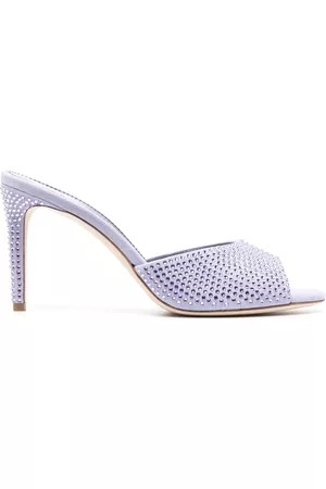 PARIS TEXAS Crystal-embellished 80mm sandals