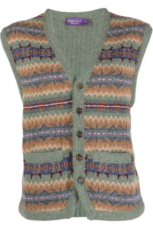Ralph Lauren Fair isle intarsia-knit vest