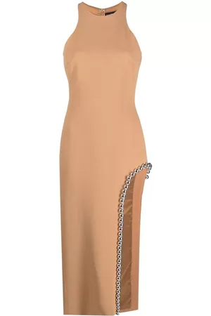DAVID KOMA Embellished sleeveless maxi dress