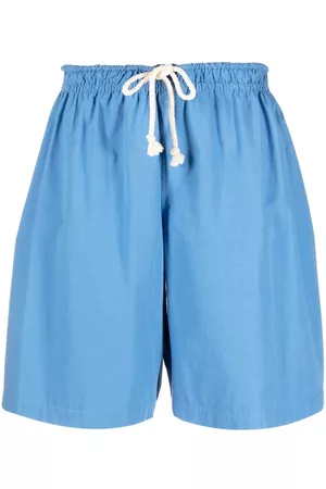 Jil Sander Drawstring-waist cotton shorts