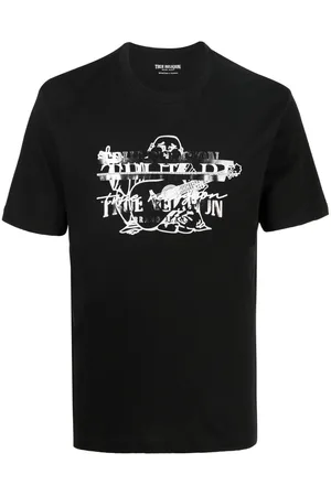 True Religion Men Short Sleeve - Graphic logo-print T-shirt