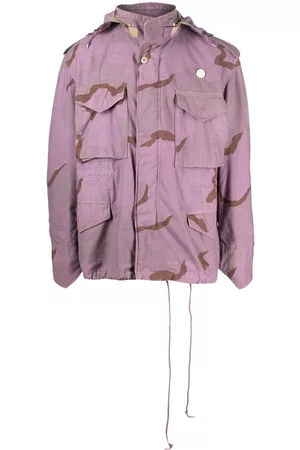 OAMC Abstract-print cotton-blend jacket
