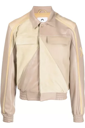 Marine Serre Patchwork deadstock leather jacket