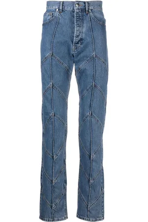 AV VATTEV Mid-rise straight-leg jeans