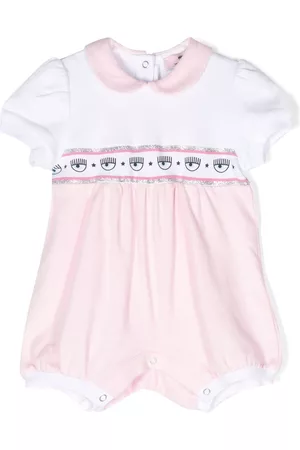 Chiara Ferragni Two-tone shortsleeved romper