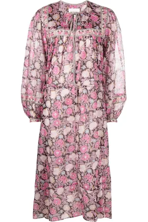 Marant Etoile Floral-print midi dress