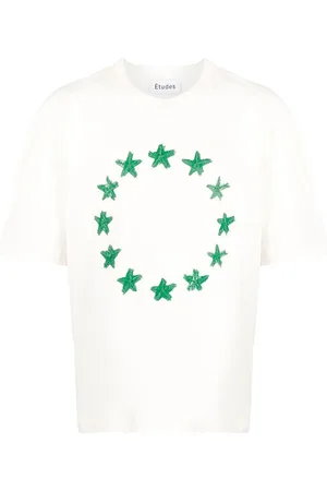 Etudes Organic cotton star-print T-shirt