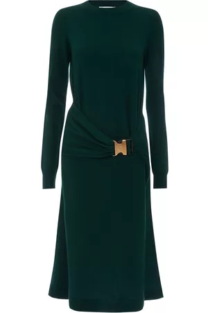 J.W.Anderson Buckle-waist midi dress