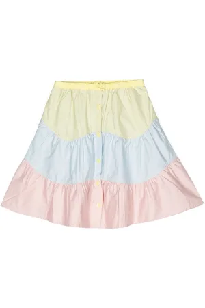 Stella McCartney Tiered striped skirt
