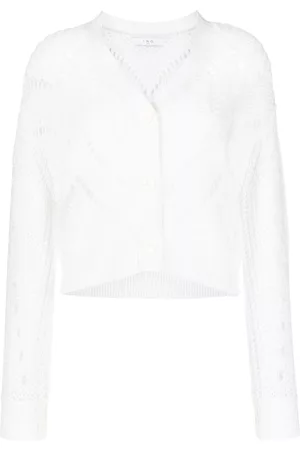 IRO Open-knit cotton-wool blend cardigan