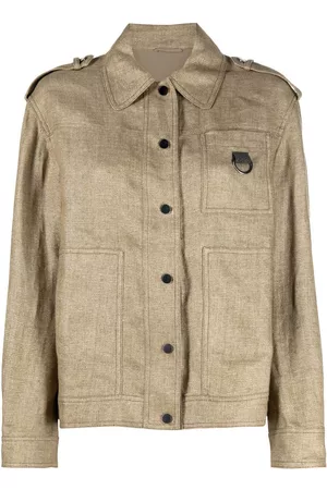 Brunello Cucinelli Linen-blend shirt jacket