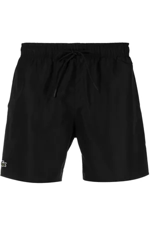 Lacoste Embroidered-logo swim shorts