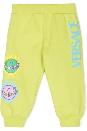 VERSACE Logo-print track pants