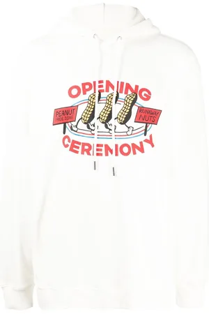 Opening Ceremony Logo-print cotton hoodie