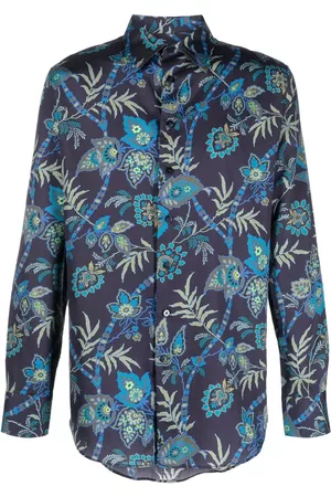 Etro Men Shirts - All-over floral-print shirt