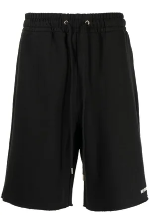 We11 Done Logo-print shorts