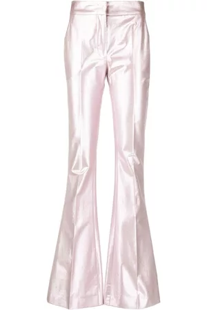 GENNY Metallic flared trousers
