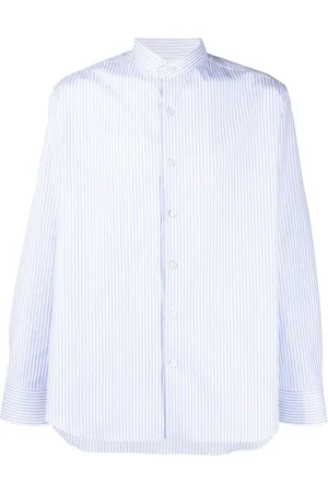 BRIONI Striped long-sleeved shirt
