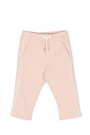 Chloé Crochet-trim track pants