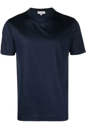 CANALI Round-neck short-sleeved T-shirt