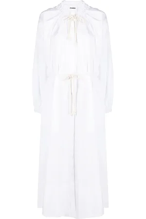 Jil Sander Drawstring cotton shirtdress