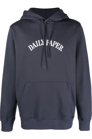 Daily Paper Men Sweatshirts - Graphic-print cotton hoodie
