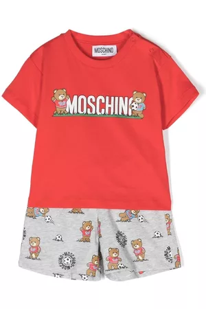Moschino Teddy Bear-print short set
