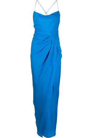 GAUGE81 Shiroi draped silk maxi dress