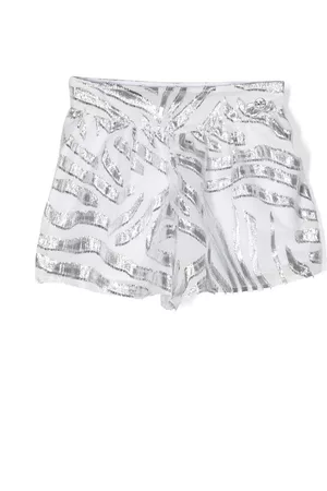 Michael Kors Metallic-effect short shorts