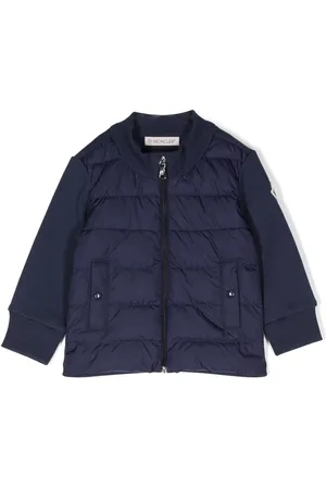 Moncler Padded logo-patch bomber jacket
