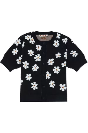 Marni Daisy-print short-sleeve jumper